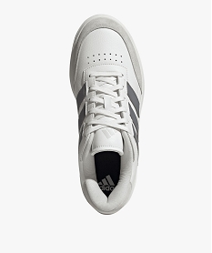 baskets homme a semelle debordante avec bandes contrastantes - adidas blanc baskets adidasE525401_4