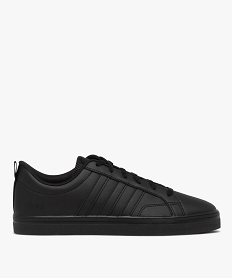 GEMO Baskets homme unies à lacets languette en mesh - Adidas Noir