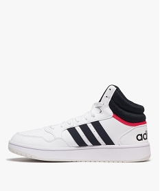 baskets homme mid-cut hoops a lacets - adidas blanc baskets adidasE525901_3