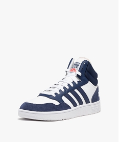 baskets homme mid-cut hoops a lacets - adidas blancE526001_2