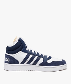 baskets homme mid-cut hoops a lacets - adidas blanc baskets montantesE526001_3