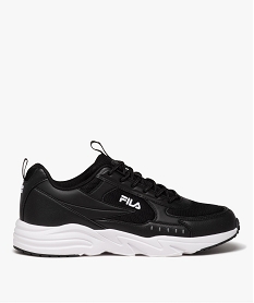 baskets homme dessus en mesh et a lacets style running - fila noir baskets filaE526301_1