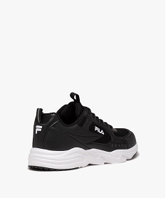 baskets homme dessus en mesh et a lacets style running - fila noirE526301_4