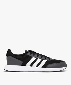 baskets homme en mesh style running avec bandes contrastantes - adidas noirE528101_1