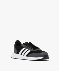 baskets homme en mesh style running avec bandes contrastantes - adidas noir baskets adidasE528101_2