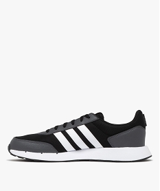 baskets homme en mesh style running avec bandes contrastantes - adidas noir baskets adidasE528101_3