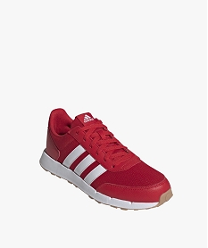 baskets homme en mesh style running avec bandes contrastantes - adidas rouge baskets adidasE528201_2