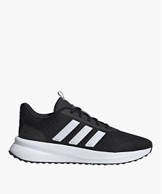 GEMO Baskets homme running en mesh et à bandes contrastantes - Adidas Noir