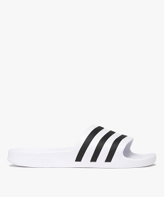 GEMO Mules de piscine homme confort Adilette Aqua - Adidas blanc standard