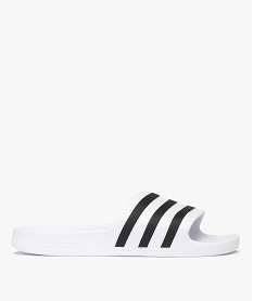 GEMO Mules de piscine homme confort Adilette Aqua - Adidas Blanc