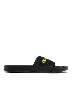 GEMO Mules de piscine homme à bandeau quadrillé - Champion USA noir standard