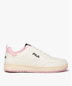 GEMO Baskets femme unie à détails colorés avec semelle épaisse - Fila Beige