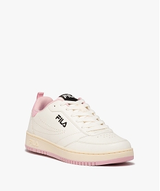 baskets femme unie a details colores avec semelle epaisse - fila beige baskets et tennisE530401_2