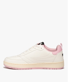 baskets femme unie a details colores avec semelle epaisse - fila beige baskets et tennisE530401_3