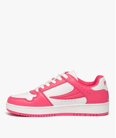 baskets femme unies avec details en relief - fila blanc chine baskets et tennisE530601_3