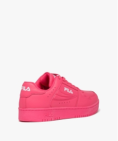 baskets femme unies avec details en relief - fila rose baskets et tennisE530701_4