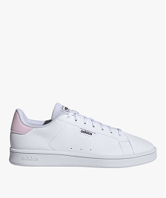 GEMO Baskets femme low-cut à lacets Urban Court - Adidas blanc chine