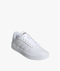 baskets femme a semelle plateforme et a bandes brillantes - adidas blancE531901_2