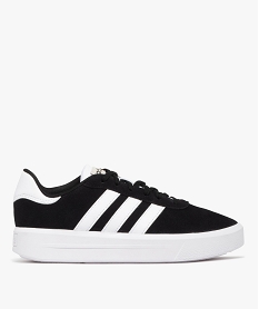 GEMO Baskets femme dessus en cuir et à semelle plateforme - Adidas noir vif