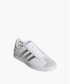 baskets femme contrastees avec bandes laterales - adidas blanc baskets adidasE532301_2