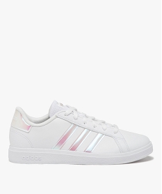 baskets basses a bandes brillantes femme - adidas grand court base blanc baskets adidasE532701_1