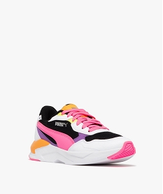 baskets femme en mesh contraste et a lacets style running - puma blancE533401_2