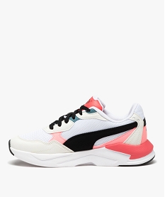 baskets femme en mesh contraste et a lacets style running - puma blanc baskets et tennisE533501_3