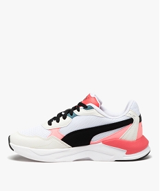 baskets femme en mesh contraste et a lacets style running - puma blancE533501_3