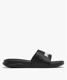 GEMO Mules de piscine femme détail métallisé - Puma Noir