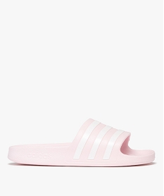 GEMO Mules de piscine à bandes contrastantes Adilette Aqua - Adidas rose standard