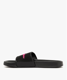 mules de piscine femme a bandeau ajoure - champion usa noirE534901_3
