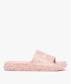 mules de piscine femme tachetees a semelle arrondie confort - champion usa roseE535001_1
