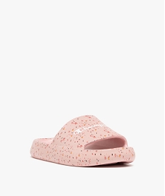 mules de piscine femme tachetees a semelle arrondie confort - champion usa roseE535001_2
