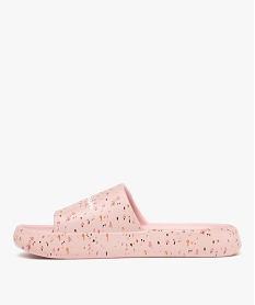 mules de piscine femme tachetees a semelle arrondie confort - champion usa roseE535001_3