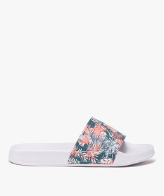 GEMO Mules femme à bandeau imprimé tropical - Kappa Imprimé