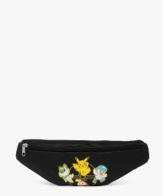 GEMO Sac banane en toile imprimée garçon - Pokémon noir standard