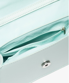 sac a main compact a strass et bandouliere en chaine femme vert standard sacs a mainE543301_3