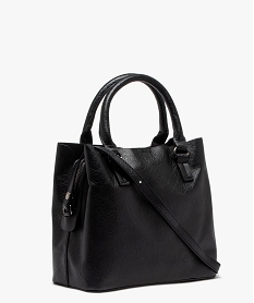 sac porte main effet veine femme noir standard sacs bandouliereE545501_2