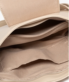 sac besace compact tisse femme beige standard sacs bandouliereE546401_3