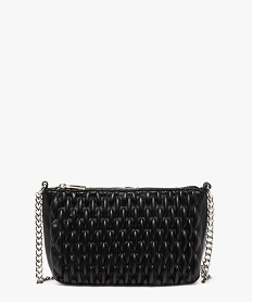 sac bandouliere mini format texture femme noir standardE546801_1