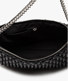 sac bandouliere mini format texture femme noir standard sacs bandouliereE546801_3