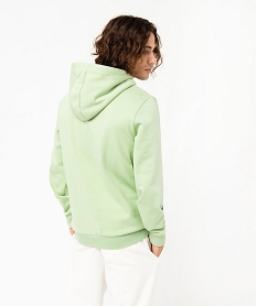 sweat a capuche interieur molletonne homme vertE552001_3