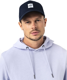 sweat a capuche non molletonne homme violet sweatsE554001_2