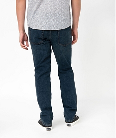 GEMO Jean coupe Regular coloris délavé homme bleu chine
