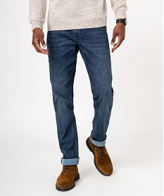 jean ecoresponsable coupe slim homme bleu jeans slimE555701_2