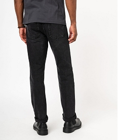 jean coupe regular legerement delave homme noir jeans regularE556201_3