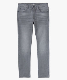 jean homme skinny taille haute en coton stretch grisE556501_4