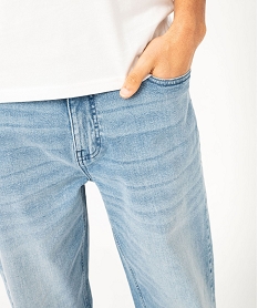 jean carotte coton stretch delave homme bleu jeans delavesE556601_2