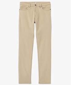 pantalon slim stretch 5 poches homme beigeE557501_4