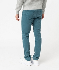 pantalon slim stretch 5 poches homme bleu pantalonsE557701_3